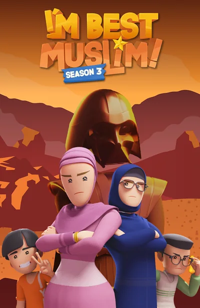 Poster I'm Best Muslim Season 3, kartun Islamik keluarga