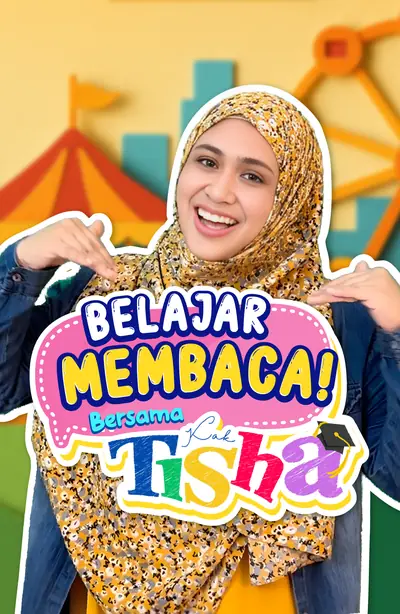 Poster Belajar Membaca bersama Kak Tisha