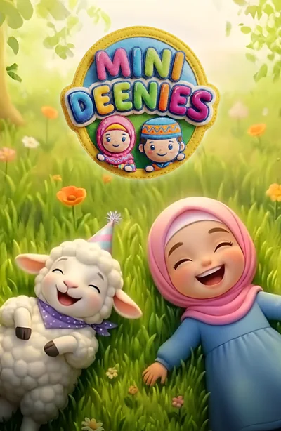Poster Mini Deenies, kartun Islamik untuk anak kecil