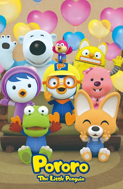 Poster Pororo the Little Penguin, kartun persahabatan