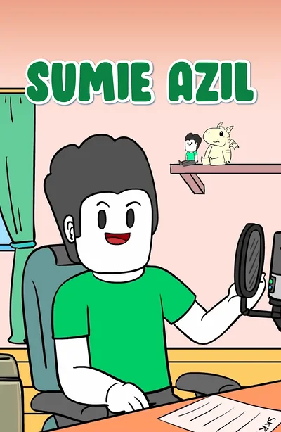 Poster Sumie Azil, animasi cerita lucu Malaysia